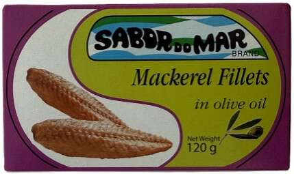 Sabor Do Mar Mackerel Fillets in Olive Oil	120g