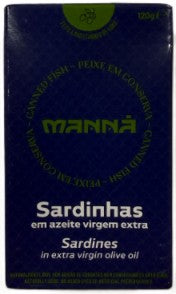 Manna Sardine In Extra Virgin Olive Oil 120g