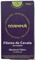 Manna Mackerel Fillets In Olive Oil 120g