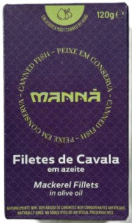 Manna Mackerel Fillets In Olive Oil 120g