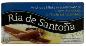 Ria de Santona Anchovy Fillets in Sunflower Oil 50g