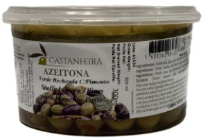 Castanheira Stuffed Green Olives with Pimiento Paste 500mL