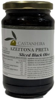 Castanheira Sliced Black Olive 370mL