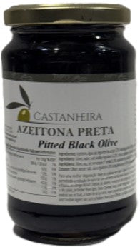 Castanheira Pitted Black Olive 370mL