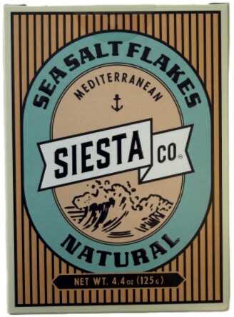 Siesta Co. Sea Salt Flakes Natural 125g