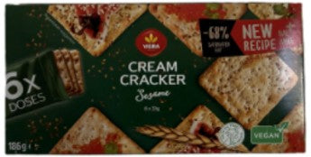 Vieira Cream Cracker Sesame 186g