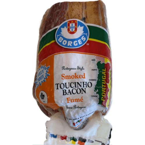 Borges Portuguese Style Smoked Toucinho Bacon ~300g
