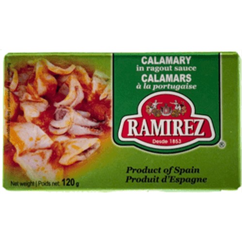 Ramirez Calamary in Ragout Sauce 120g