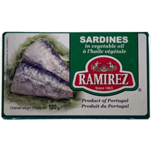 Ramirez Sardines in Vegetable Oil 120g