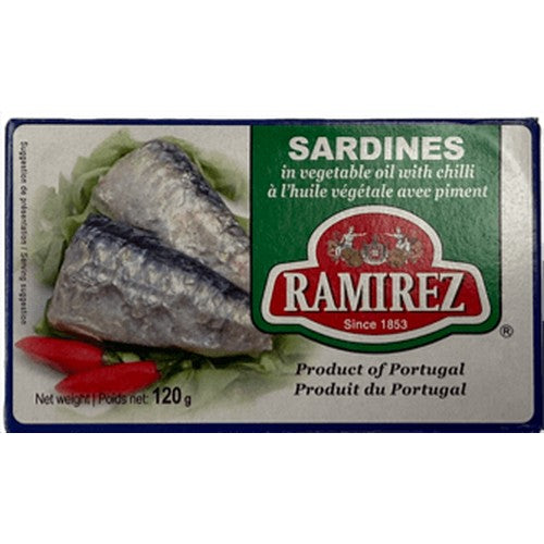 Ramirez Sardines in Vegetable Oil with Chilli 120g