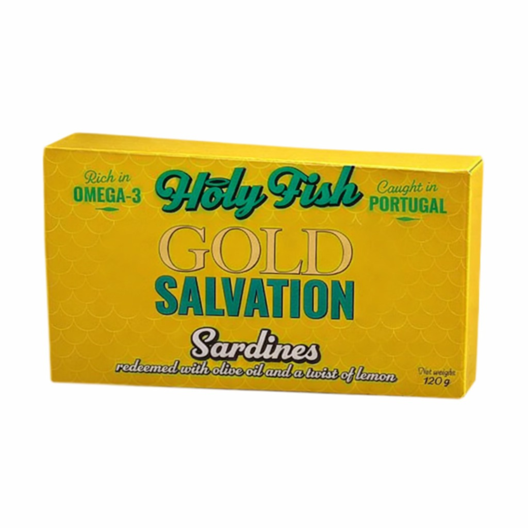 Holy Fish Gold Salvation - Sardines in Olive Oil with Lemon 120g