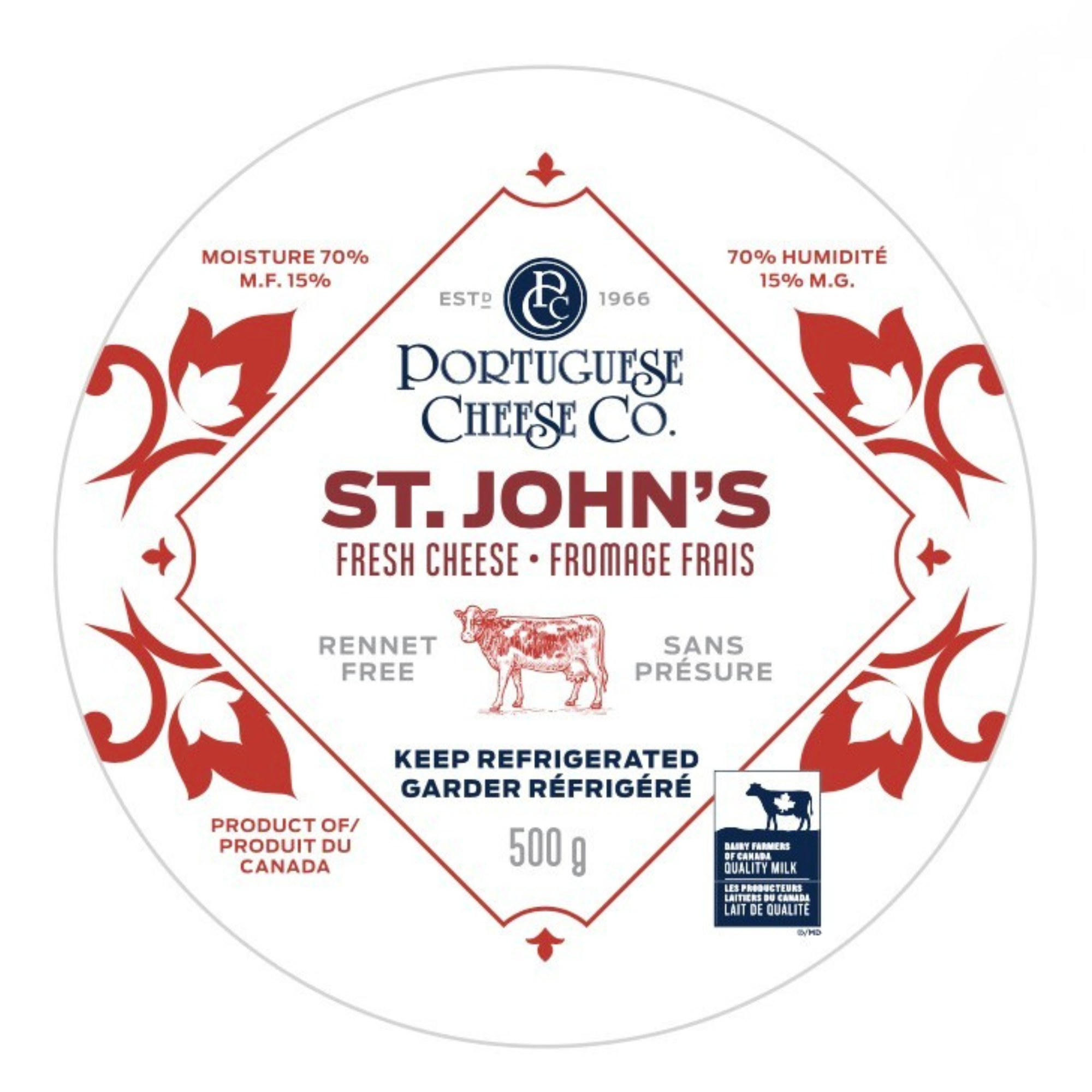 Portuguese Cheese Co. St. John’s Fresh Cheese ~500g