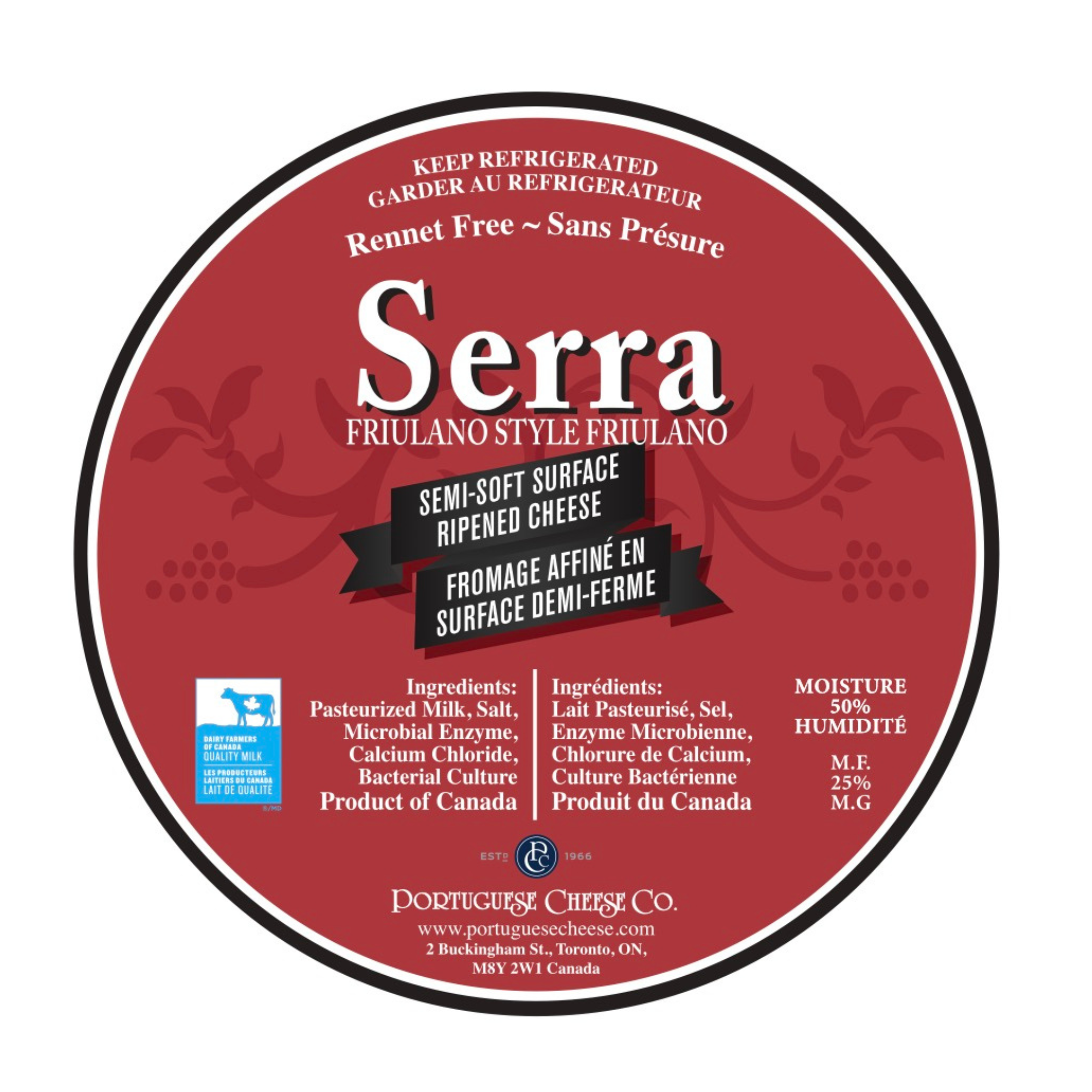 Portuguese Cheese Co. Serra 5” Wheel ~500g