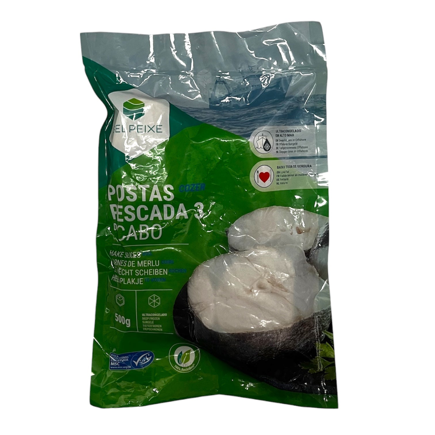 Gelpeixe Hake Slices Boil *Frozen* 500g
