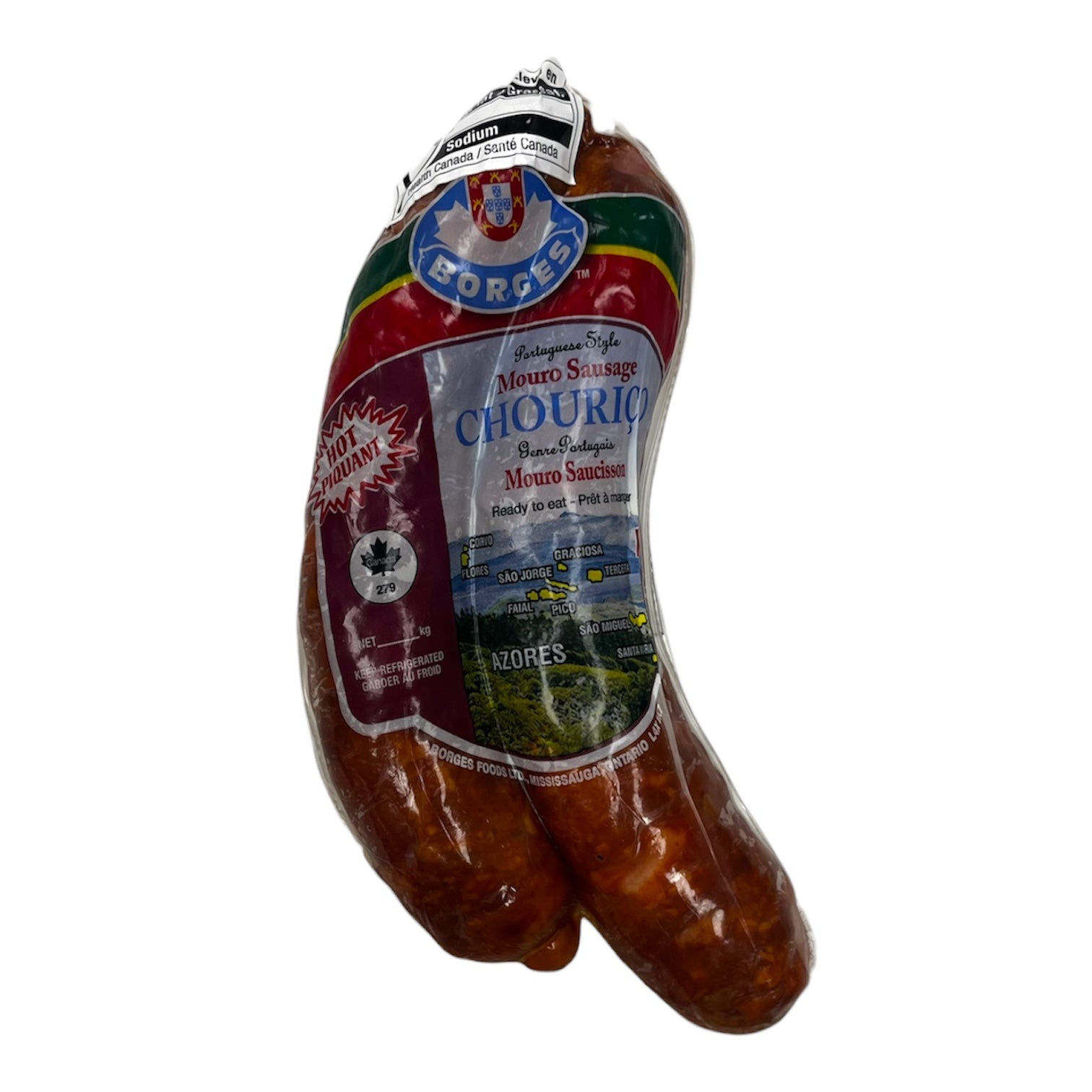 Borges Mouro Sausage Hot ~315g