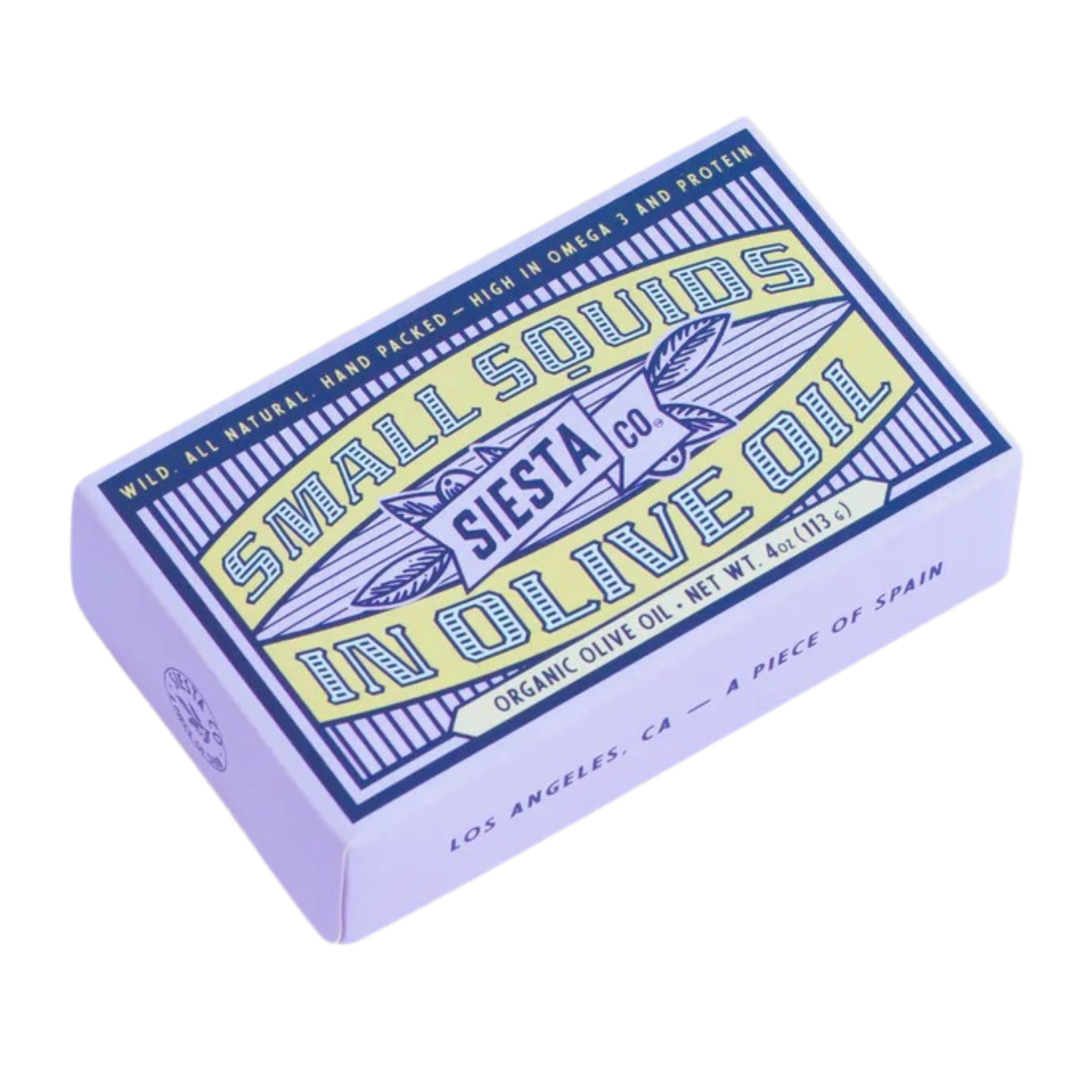 Siesta Co. Small Squids Organic EVOO 113g